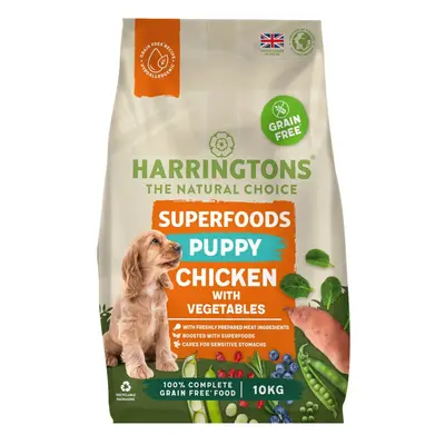 Harringtons Puppy Grain-Free with Superfoods Dry Dog Food - Chicken - 10kg