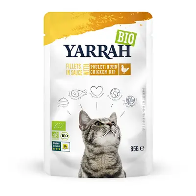 Yarrah Organic Fillets in Sauce 14 x 85g - With Organic Chicken