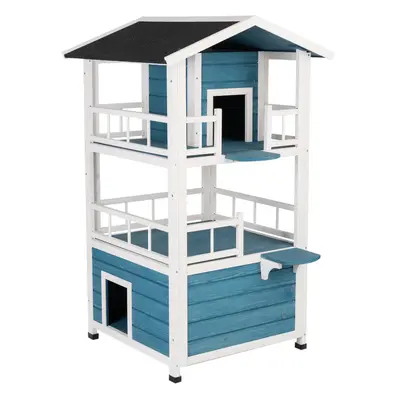 Penthouse Cat House - 72 x 72 x 124 cm (L x W x H)