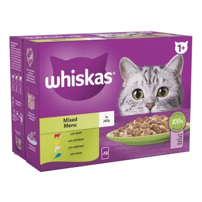 Whiskas 1+ Mixed Menu in Jelly - 40 x 85g