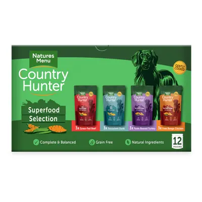 Natures Menu Country Hunter Superfood Selection Dog Pouches - Saver Pack: 24 x 150g