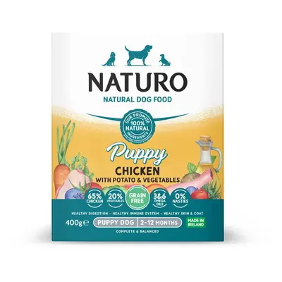 3 x Naturo Wet Dog Food - 20% Off! * - Puppy Grain Free Chicken with Potato & Vegetables (21 x 4