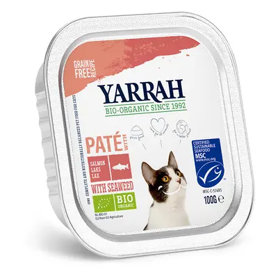 Yarrah Organic Tray - Saver Pack - Pâté: Salmon with Organic Seaweed (12 x 100g)