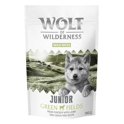 Little Wolf of Wilderness Wild Bites Junior "Green Fields" - Lamb & Chicken - Saver Pack: 3 x 18