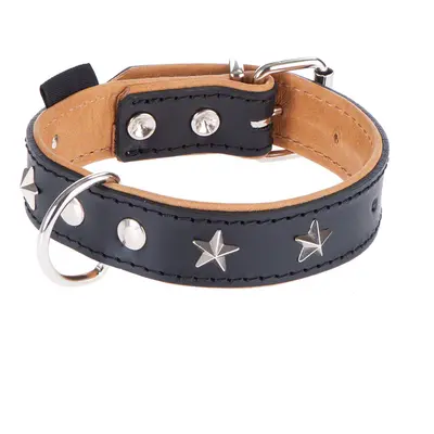 Heim Leather Dog Collar - Stars - Size 60