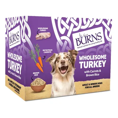 Burns Wholesome Turkey with Carrots & Brown Rice 6 x 395g - 6 x 395g