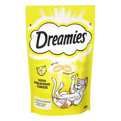 Dreamies Cat Treats 60g - Saver Pack: 8 x with Cheese