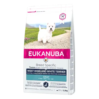 Eukanuba Dry Dog Food - 10% Off! * - West Highland White Terrier Adult (2.5kg)