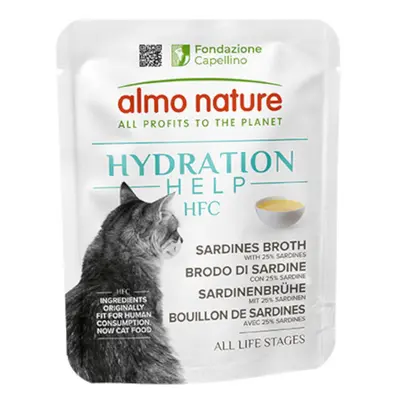 Almo Nature HFC Hydration Help Saver Pack 24 x 50g - Sardine Broth with Sardines