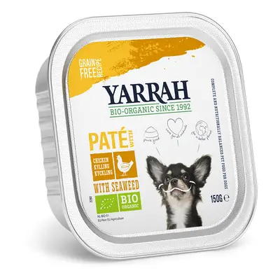 Yarrah Organic Pâté 12 x 150g - Saver Pack: 24 x Organic Chicken with Organic Seaweed