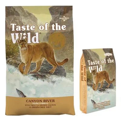 8.6kg Taste of the Wild Dry Cat Food - 6.6kg + 2kg Free! * - Canyon River Feline (6.6kg + 2kg)