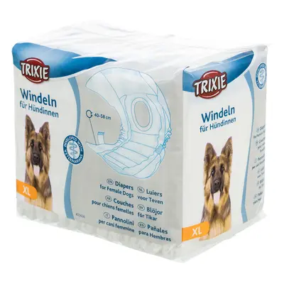 Trixie Nappies for Female Dogs - Size XL: 40-58 cm, 12 pieces