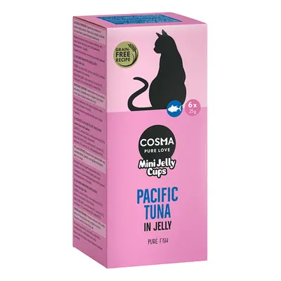 Cosma Mini Jelly Cups 6 x 25g - Pacific Tuna