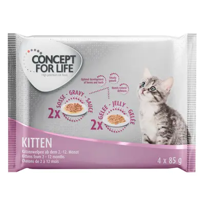 Concept for Life Mixed Trial Pack 4 x 85g - Kitten