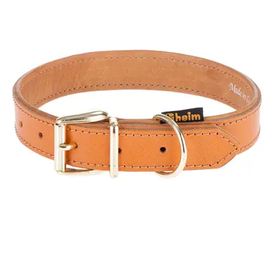 Heim Buffalo Dog Collar - Cognac - Size 55