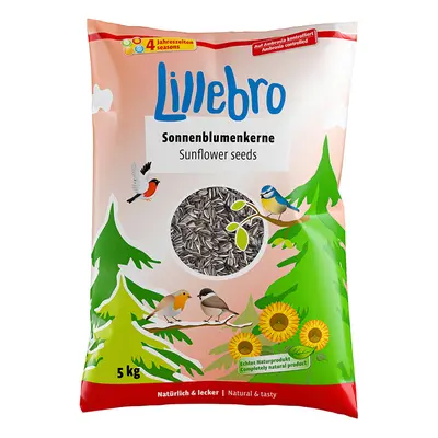 Lillebro Sunflower Seeds for Wild Birds - 5kg