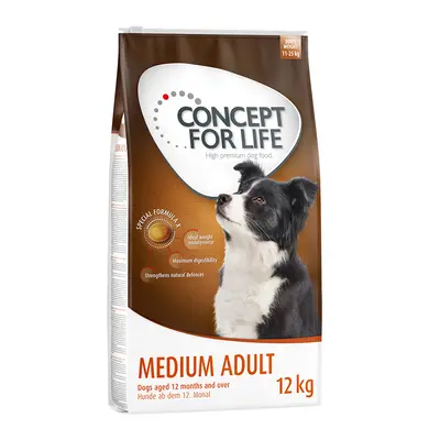 12kg Concept for Life Dry Dog Food - 10 + 2kg Free! * - Medium Adult (12kg)