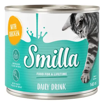 Smilla Cat Drink with Chicken - Saver Pack: 24 x 140ml