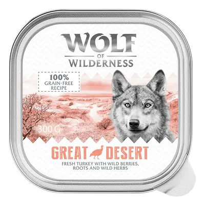 Wolf of Wilderness Adult Saver Pack 24 x 300g - Great Desert - Turkey