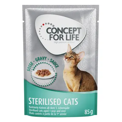 Concept for Life Sterilised Cats – in Gravy - 12 x 85g