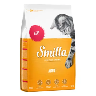 Smilla Dry Cat Food Economy Packs 2 x 10kg - Adult Beef