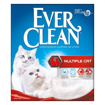 Ever Clean® Multiple Cat Clumping Cat Litter - Economy Pack: 2 x 10l