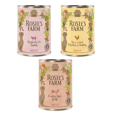 Rosie's Farm Adult Mixed Trial Packs - 6 x 400g - Mixed Pack I (3 Flavours)