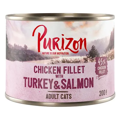 Purizon Adult Saver Pack 24 x 200g - Chicken Fillet with Turkey & Salmon