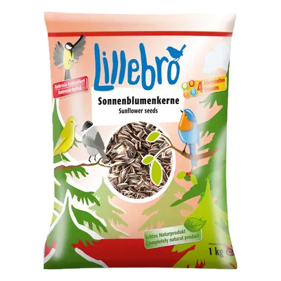 Lillebro Sunflower Seeds for Wild Birds - 1kg