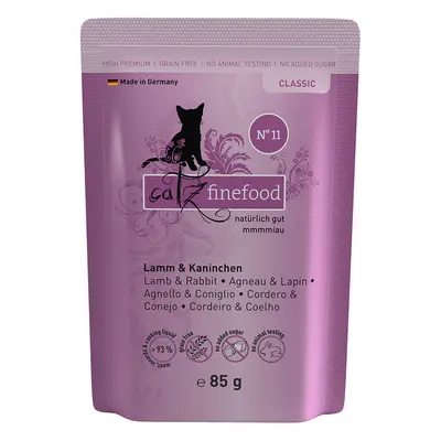 Catz finefood Pouches 8 x 85g - Lamb & Rabbit