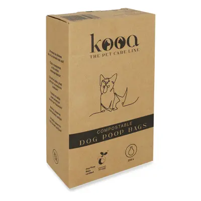 Kooa Biodegradable Dog Poop Bags - 15 Rolls (15 bags per roll)