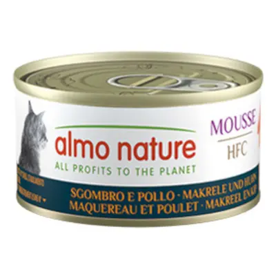 Almo Nature HFC Cat Mousse 6 x 70g - Mackerel & Chicken