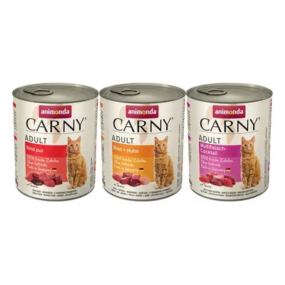 Animonda Carny Adult Mixed Pack Beef Selection - Saver Pack: 12 x 800g