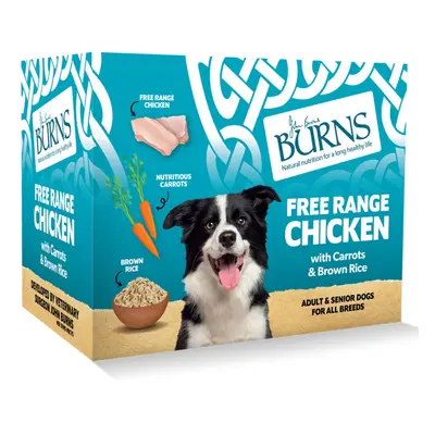 Burns Free Range Chicken with Carrots & Brown Rice - Saver Pack: 24 x 395g Trays