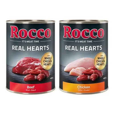 Rocco Real Hearts Saver Pack 24 x 400g - Mixed Pack (2 Varieties)