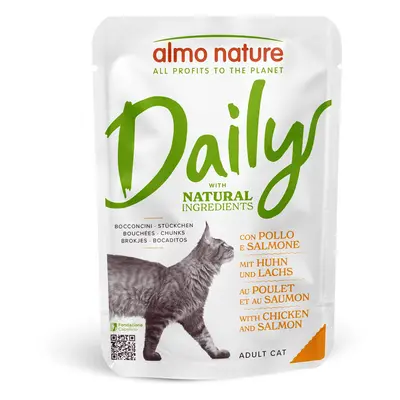 6 x 70g Almo Nature Daily Menu Wet Cat Food - 5 + 1 Free! * - Chicken & Salmon (6 x 70g)