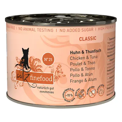 Catz finefood Can Saver Pack 12 x 200g - Chicken & Tuna