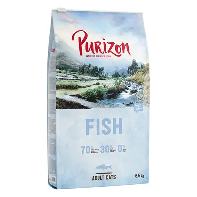 Purizon Grain-Free Dry Cat Food Economy Pack - Adult Fish (2 x 6.5kg)