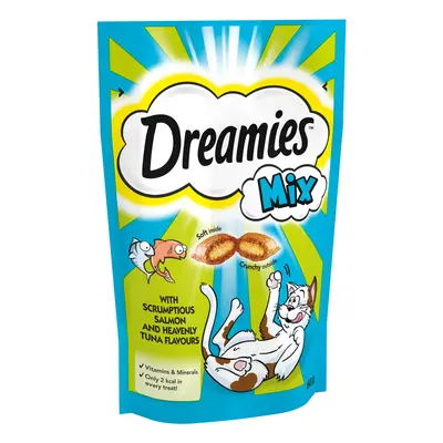 Dreamies Mix Cat Treats 60g - Saver Pack: 8 x Salmon & Tuna