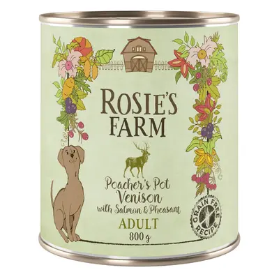 Rosie's Farm Adult Poacher's Pot Game with Salmon & Pheasant - 6 x 800g