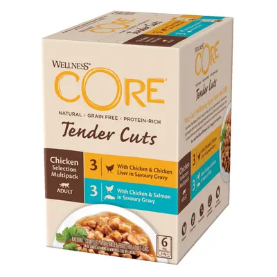 Wellness Core Tender Cuts Adult Wet Cat Food - Saver Pack: Chicken Selection (24 x 85g)