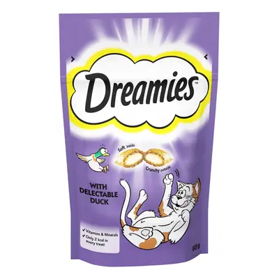 Dreamies Cat Treats 60g - Saver Pack: 8 x with Duck