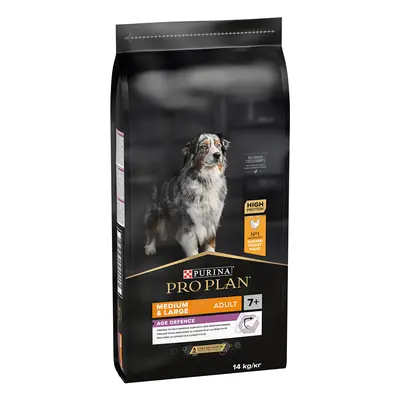 12/14kg PURINA PRO PLAN Dry Dog Food - 10kg/12kg + 2kg Free! * - Medium & Large Adult 7+ Age Def