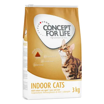 3kg Concept for Life Dry Cat Food - Special Price! * - Indoor (3kg)