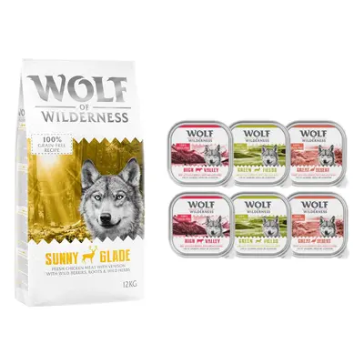 Wolf of Wilderness Dry Dog Food + Wolf of Wilderness Wet Dog Food Free! * - Adult "Sunny Glade" 