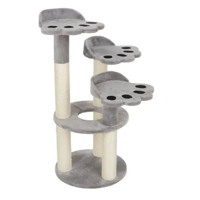 Bear Paw Cat Tree - Light Grey