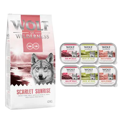 Wolf of Wilderness Dry Dog Food + Wolf of Wilderness Wet Dog Food Free! * - Adult "Scarlet Sunri