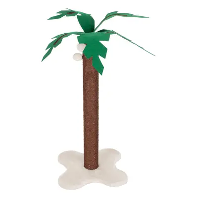 Coco Palm Cat Scratching Post - Brown / Cream