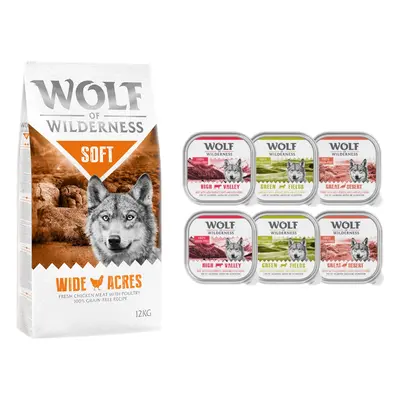 Wolf of Wilderness Dry Dog Food + Wolf of Wilderness Wet Dog Food Free! * - Soft "Wide Acres" - 