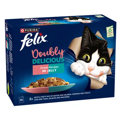 Felix As Good As It Looks - Doubly Delicious 24 x 85g - Ocean Recipes in Jelly